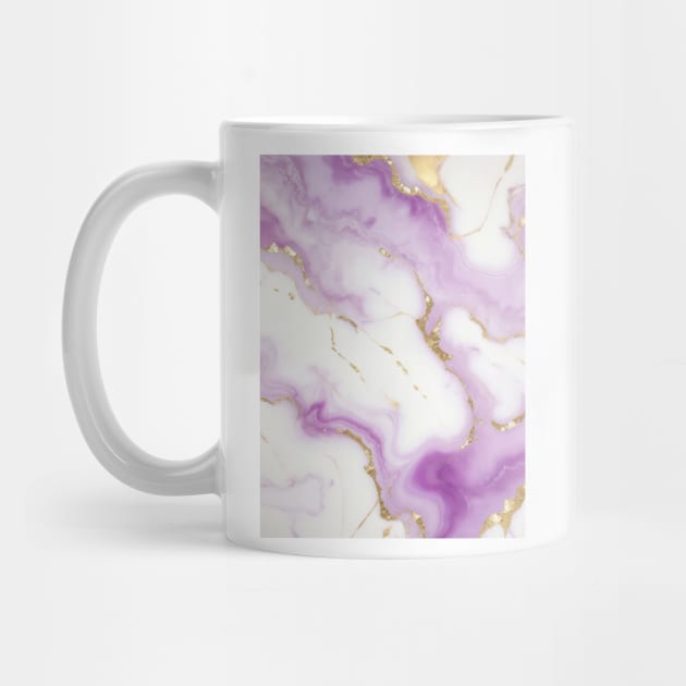 marble pastel lilac gradient by fleurdesignart